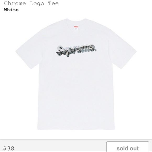 Chrome Logo Supreme Tee - Picture 2 of 2